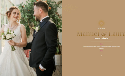 Plantilla Deluxe Classic de invitación de boda