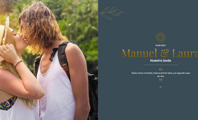 Plantilla Viaje de invitación de boda